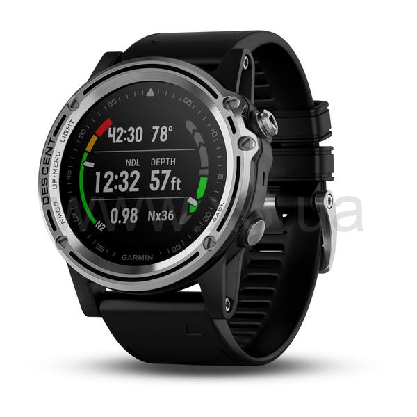 GARMIN Descent Mk1 Silver with Black band