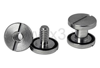 APEKS Набор винтов 3/8 для крепления крыла к спинке (пара), нерж. сталь