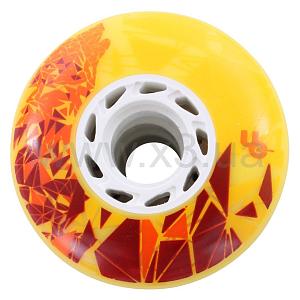 POWERSLIDE Набор колес 4 шт Wolf (Bullet Radius) 72mm/86a,yellow 4-Pack 2018