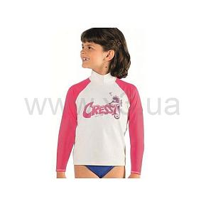 CRESSI SUB Rash Guard Long kids бело розовая