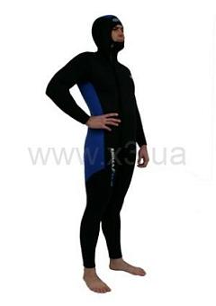 SIGMASUB Монокомбинезон со шлемом нейлон/нейлон с молниями на руках и ногах муж. 5 мм