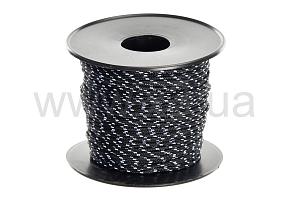 OMER Линь DYNEEMA черный с белым 50м., d. 2.0 