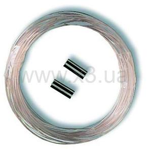 SALVIMAR Мононить для арбалетов TRIPLA FORZA ø1,47mm 6m - gray + 2 зажима