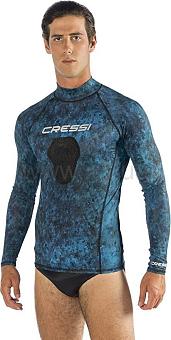 CRESSI SUB Рашгард BLUE HUNTER (для подводной охоты)