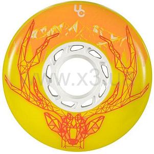 POWERSLIDE Набор колес 4 шт Deer (Bullet Radius) 76mm/86a,yellow 4-Pack 2018