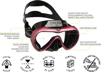 Новинка: маска Cressi A1 — стиль, комфорт и широкий обзор