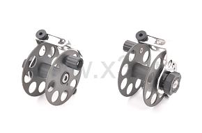 PELENGAS Катушка алюминиевая с нержавеющим кронштейном 75 мм