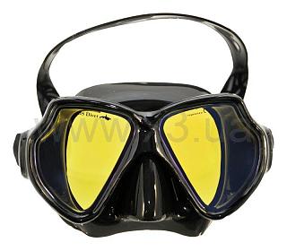 BS DIVER Mirola чёрный силикон, двустёкольная, тонированная, без бокса