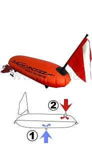 ESCLAPEZ Буй Torpedo double compartment