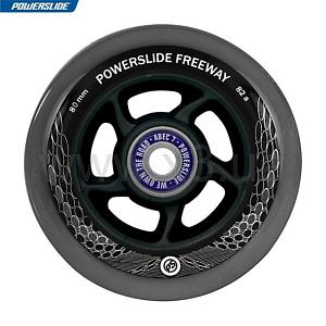 POWERSLIDE Набор: колеса 8шт+підшипники 16шт+втулки 8шт FREEWAY Wheels 80mm/82a 8-Pack 2017