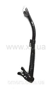 BS DIVER ULTRA DRY (верхний и нижний клапан, прямая гофра, чёрный силикон)