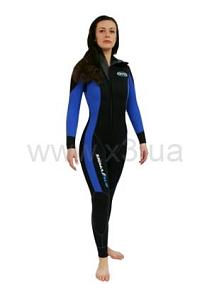 SIGMASUB Монокомбинезон со шлемом нейлон/нейлон с молниями на руках и ногах жен. 5 мм