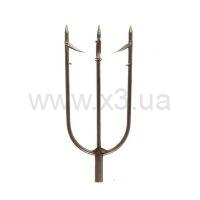 DEVOTO SUB Big three lights prong in stainless steel with barbs