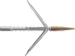 SALVIMAR Martin нержавеющая сталь, закалённый свинчивающийся наконечник с трёхгранной заточкой, 2 длинных ф