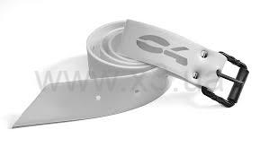 C4 Marseilleise white silicone belt with nylon buckle