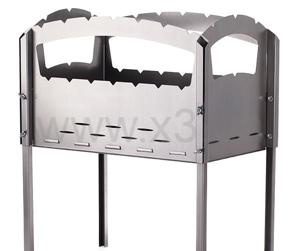 КЕМПИНГ Мангал раскладной большой