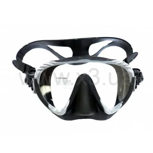 BS DIVER VESPA,черный силикон, моностекло, безрамочная, без бокса