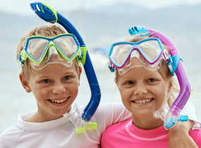 Мarlin  joy - маски, ласты, трубки для маленьких покорителей подводного мира