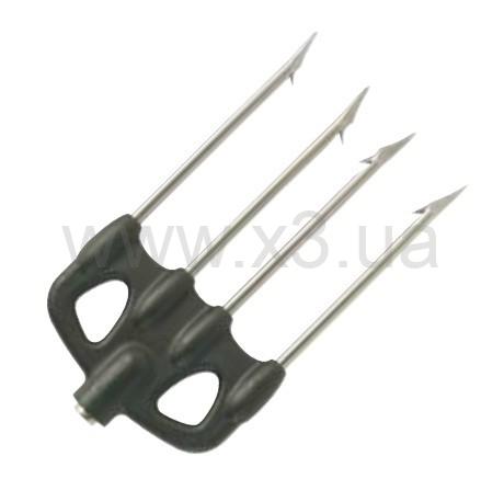 SALVIMAR Насадка четырёхзубая утяжелённая на нейлоне