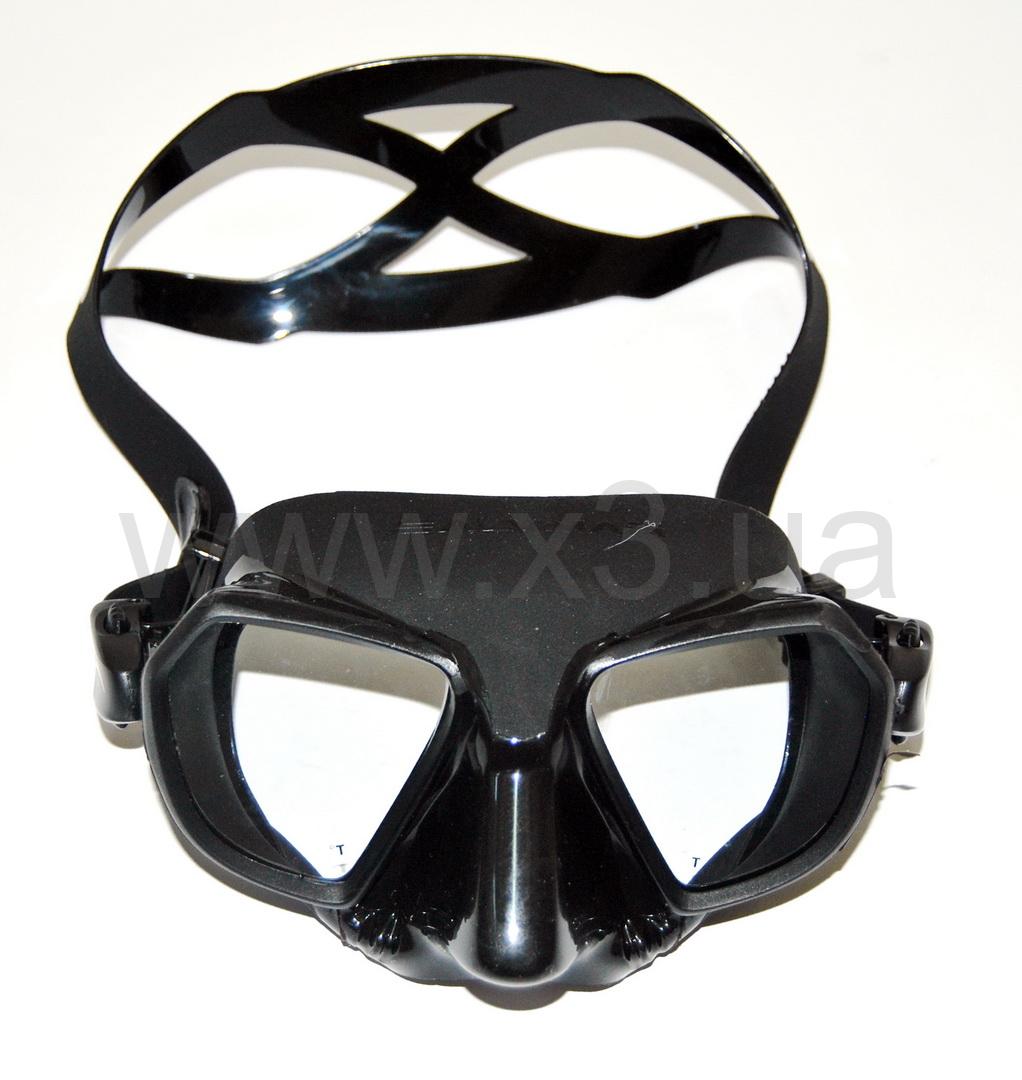 SALVIMAR NOAH BLACK- BLACK (двустёкольная, черный силикон, черное обрамление стёкол)