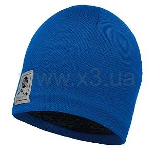 BUFF KNITTED & POLAR HAT SOLID blue skydiver