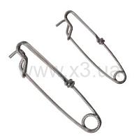 SALVIMAR Карабин проволочный, стальной нержавеющий ø2,6x10 см - 100 кг