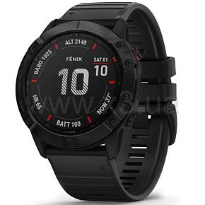 GARMIN fēnix 6X - Black with Black Band