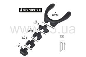 C4 Dyno weight neck - black (Груз шейный, чорний) 4,0 kg