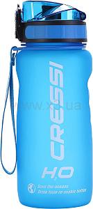 CRESSI SUB WATER BOTTLE H20 FROSTED LIGHT BLUE 400 ML 
