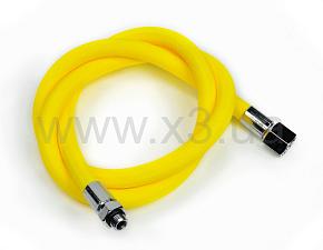 BEST DIVERS Hose REGULATOR XTREME 250 CM 9/16"F-3/8"M YELLOW FLUO