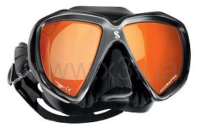 SCUBAPRO SPECTRA, черный силикон с зеркальными стеклами