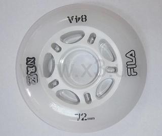 FILA Набор колес для роликов 8шт URBAN WHEELS 72MM/84A WHT 21