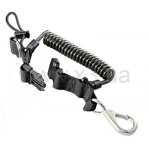 IST Стальной спиральный карабин с Q/R (S.S. QUICK RELEASE LANYARD SP7A-1)