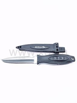 BS DIVER OS (420 J2 ss) нерж.сталь в ножнах с ремешкам (для охоты)