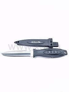 BS DIVER OS (420 J2 ss) нерж.сталь в ножнах с ремешкам (для охоты)