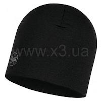 BUFF MIDWEIGHT MERINO WOOL HAT solid black