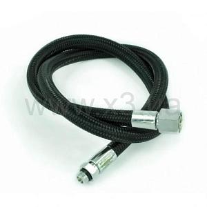 BEST DIVERS Hose REGULATOR XTREME 70 CM 9/16"F-3/8"M BLACK
