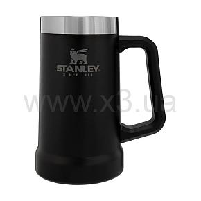 STANLEY Термокружка пивная Adventure Stein Matte Black 0.7 л