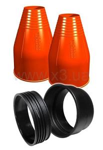 WATER PROOF Набор круглых колец с силиконовыми манжетами