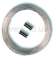 SALVIMAR Мононить для арбалетов TRIPLA FORZA ø1,47mm 6m - gray + 2 зажима