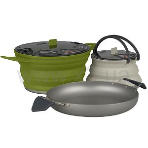 SEA TO SUMMIT X-Set 32 (Charcoal Pan, Olive Pot, Sand Kettle) набор посуды 