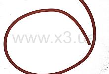 BS DIVER Латексная трубка 9мм (вн.диаметр 5мм) прозрачная в красном чулке