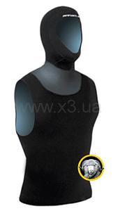 PINNACLE Жилет 3 мм со шлемом 5 мм Merino Hooded Vest