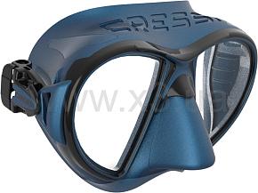 CRESSI SUB ZEUS MASK BLUE NERY/FRAME BLACK