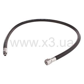 APEKS Шланг низкого давления Carbon для регуляторов и октопусов, 80 см (черный)