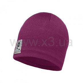 BUFF KNITTED & POLAR HAT SOLID pink cerisse