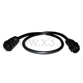 LOWRANCE 7PIN BLUE XDCR TO 9PIN BLACK ADAPTER (000-12572-001)