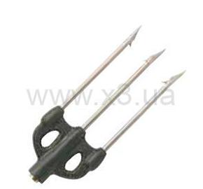 SALVIMAR Насадка трёхзубая утяжелённая нержавеющая на нейлоне