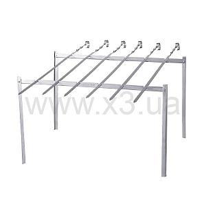 КЕМПИНГ Набор из 6 шампуров с подставкой ZDBQ-807 (новая)