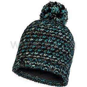 BUFF KNITTED & POLAR HAT VALYA turquoise